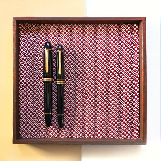 Kimono pen tray #05(shibori)