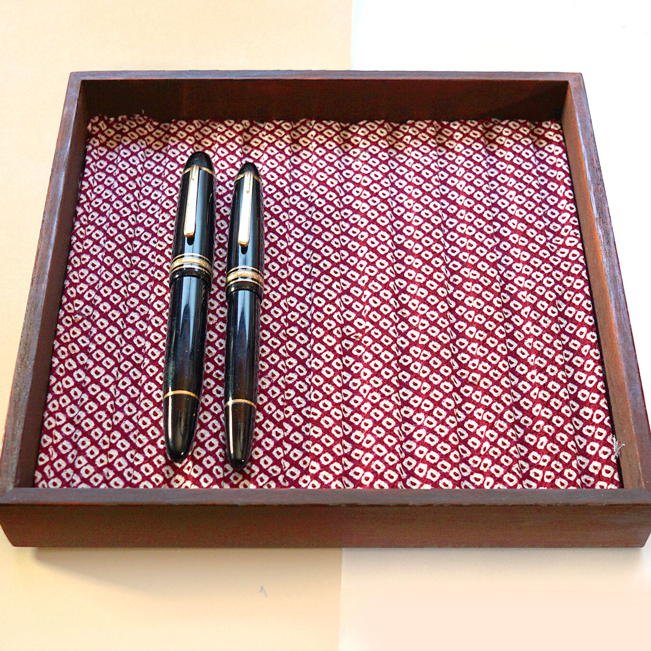 Kimono pen tray #05(shibori)