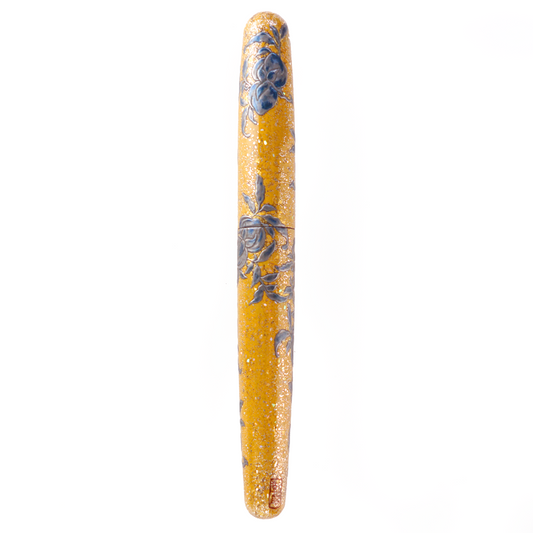 seY   蒔絵  makie fountain pen  /Blue pomegranate  (M05)