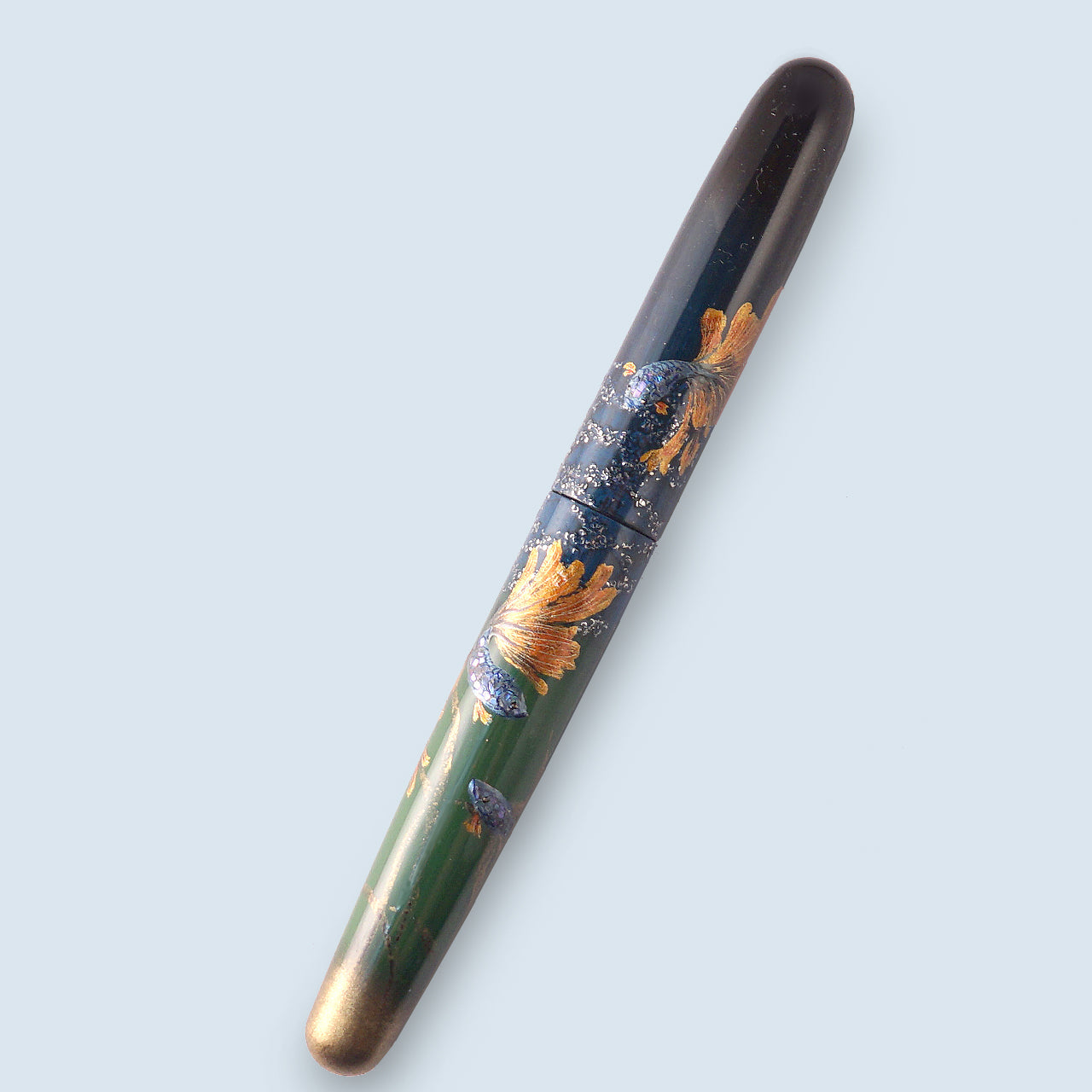 seY 蒔絵 Maki-e Fountain Pen / Wrasse Goldfish (M12)