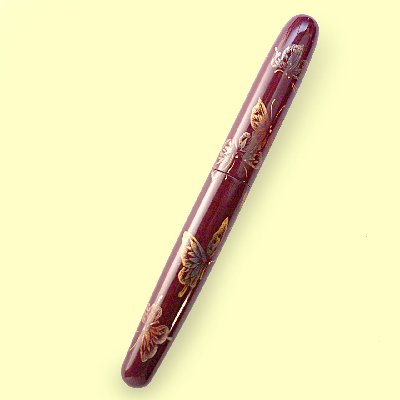 saY 沈金 Chinkin Fountain Pen / Golden Butterfly (C02)
