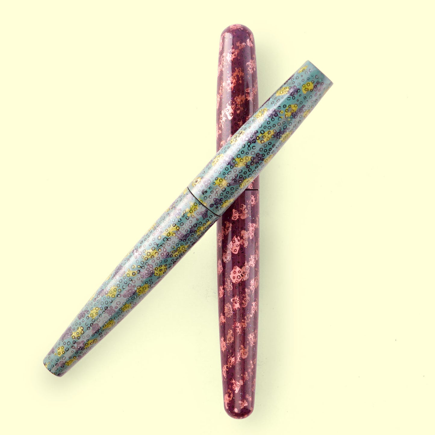 seY 津軽塗 Tsugarunuri fountain pen / Kawari-Nanako nuri / tsu009