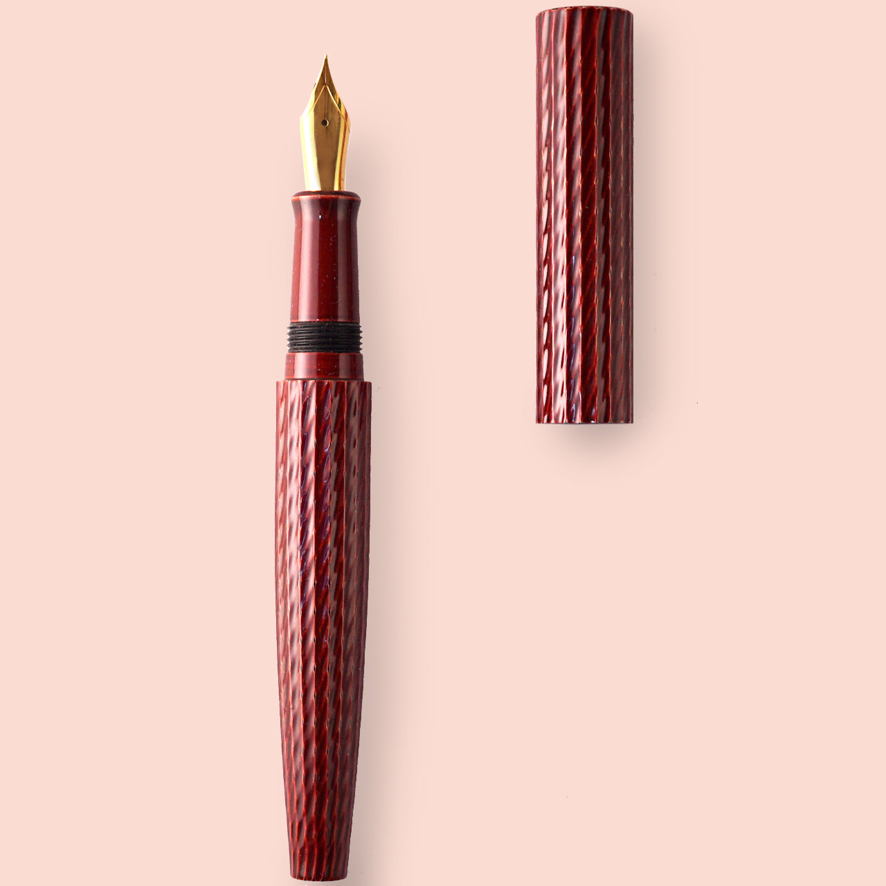 seY 溜塗万年筆 tamenuri fountain pen / Tamenuri Ripples (CS008)