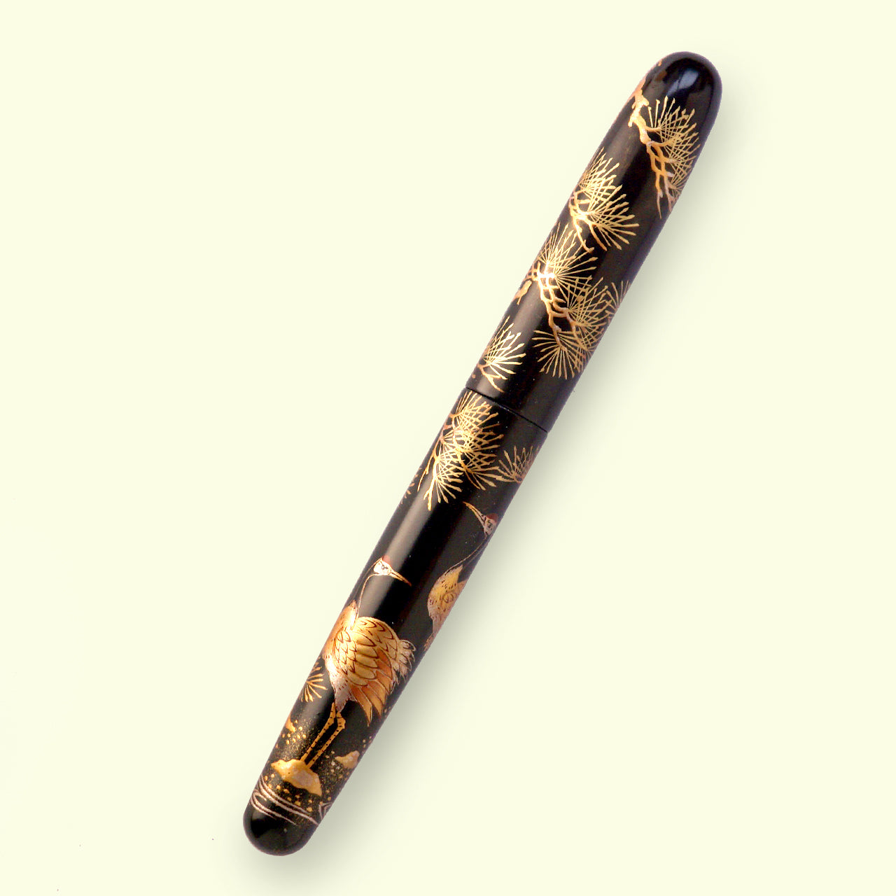 seY 蒔絵 makie fountain pen / Cranes in a pine forest(M16)