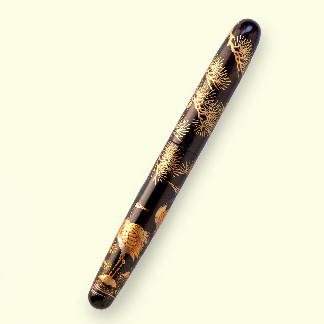 seY 蒔絵 Maki-e Fountain Pen / Cranes in a Pineforest (M11)