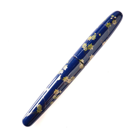 seY   蒔絵  makie fountain pen / Autumn leaves midnight (0M14)