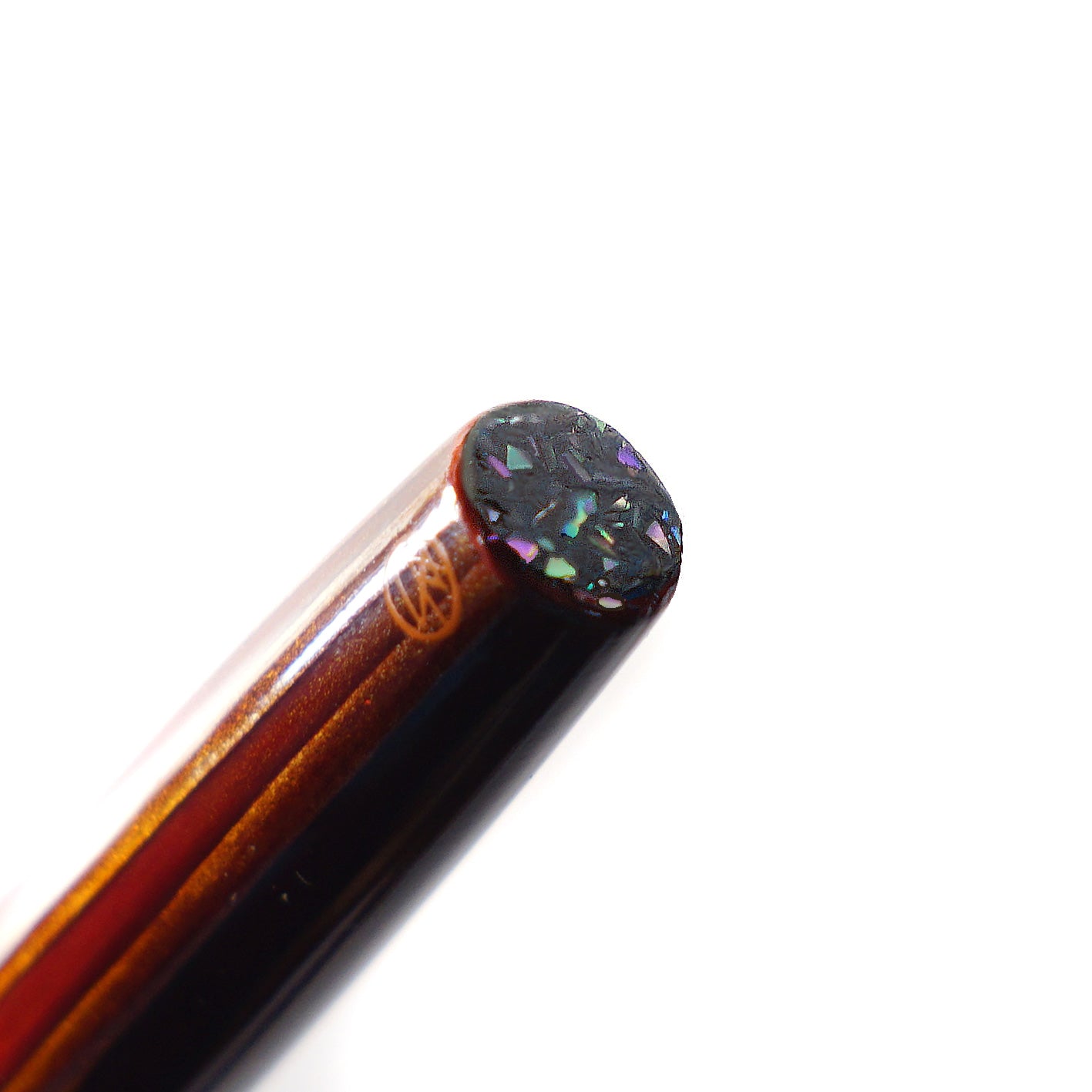seY   溜塗  錫縞  tamenuri stripe fountain pen  万年筆 (CS005)