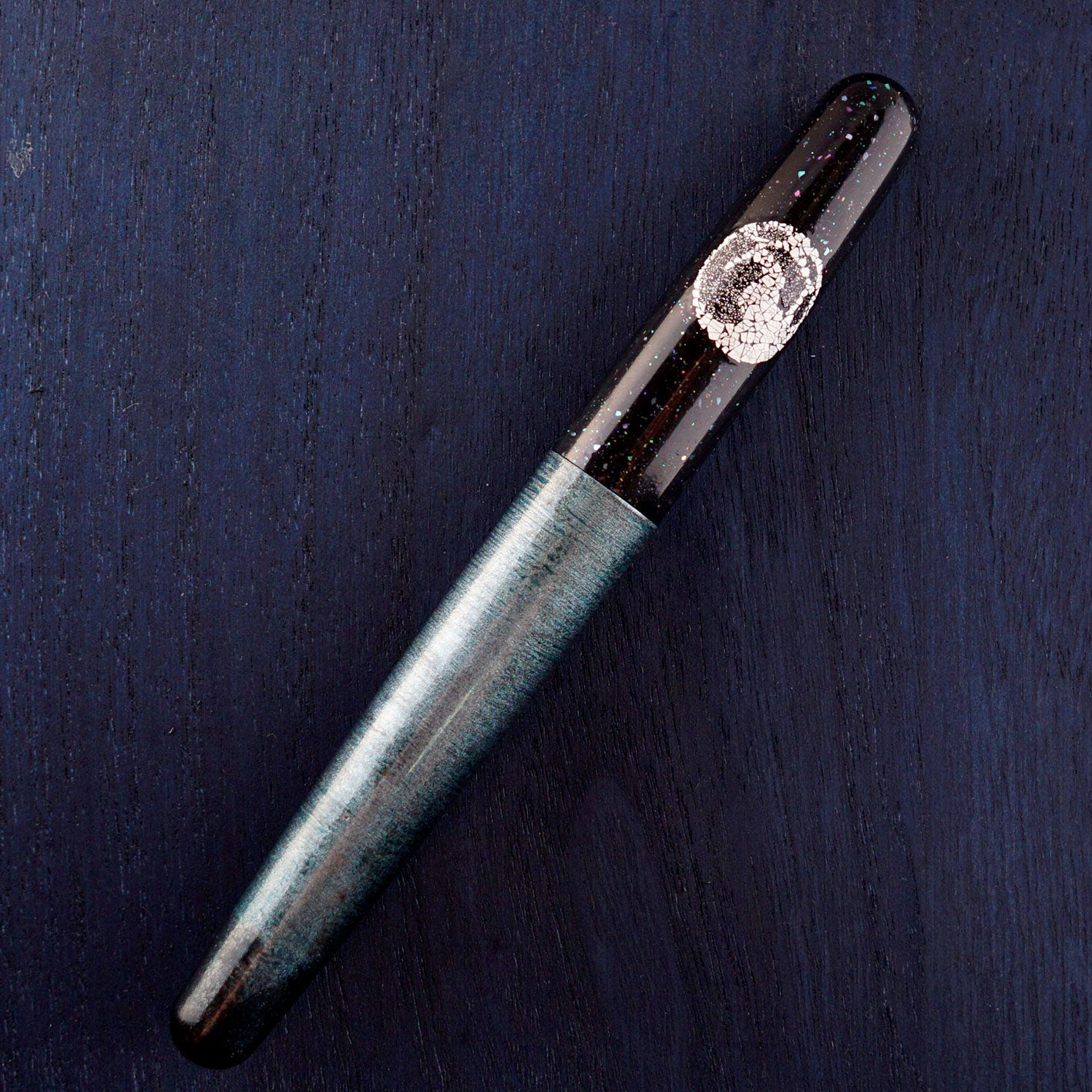 seY   卵殻  rankaku fountain pen  / Claire de lune　（R001）