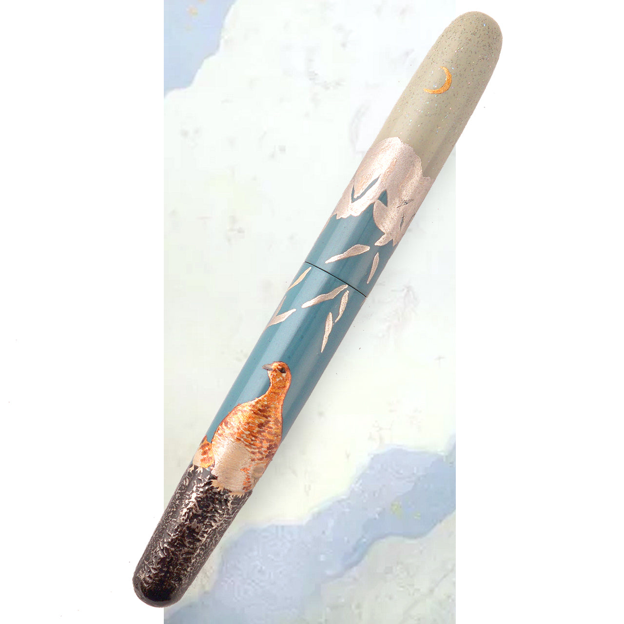 seY 蒔絵 Maki-e Fountain Pen / Ptarmigan (M27)