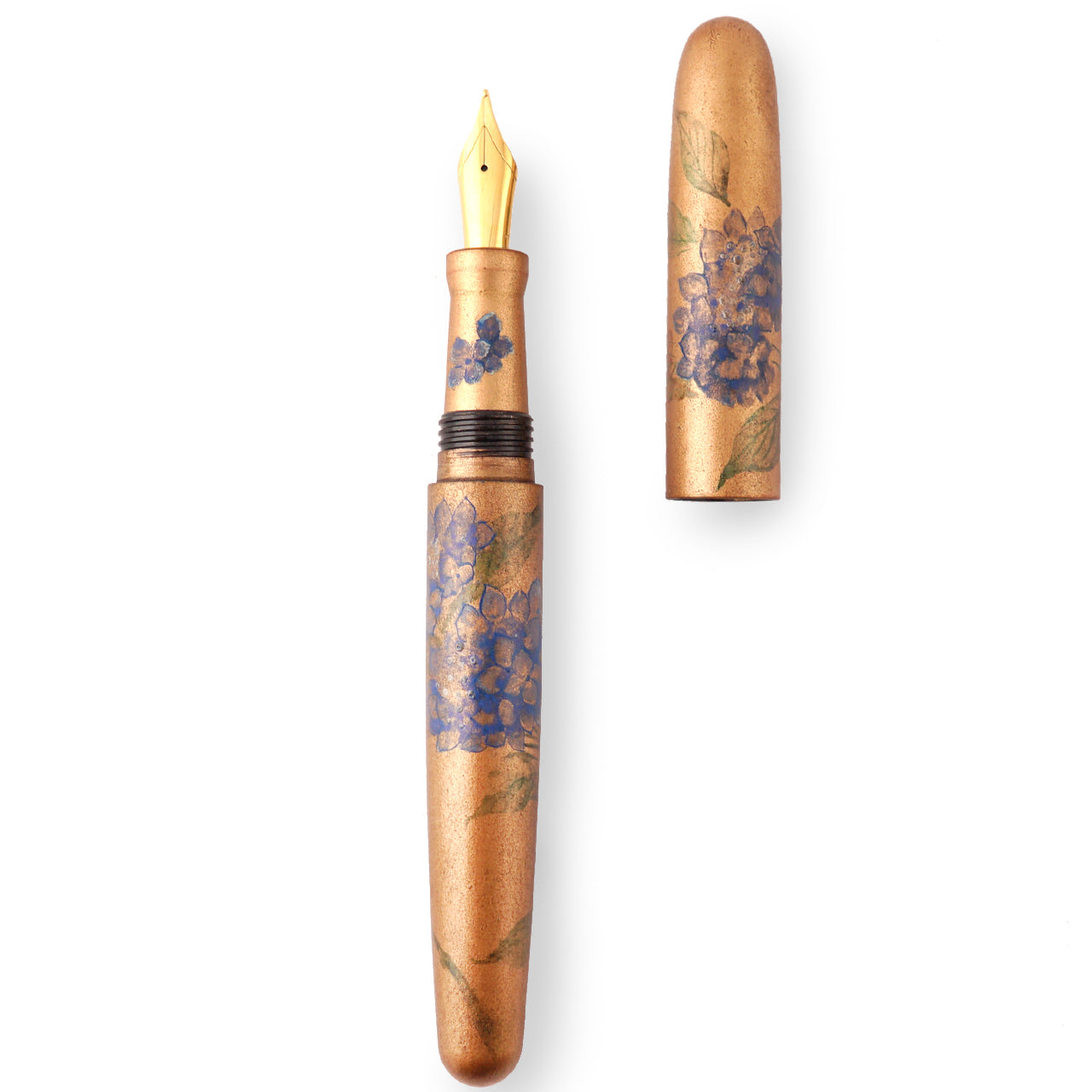 seY 蒔絵 Maki-e Fountain Pen / Ajisai (M35)