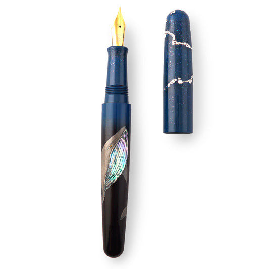 seY 蒔絵 Maki-e Fountain Pen / Kujira (M28)