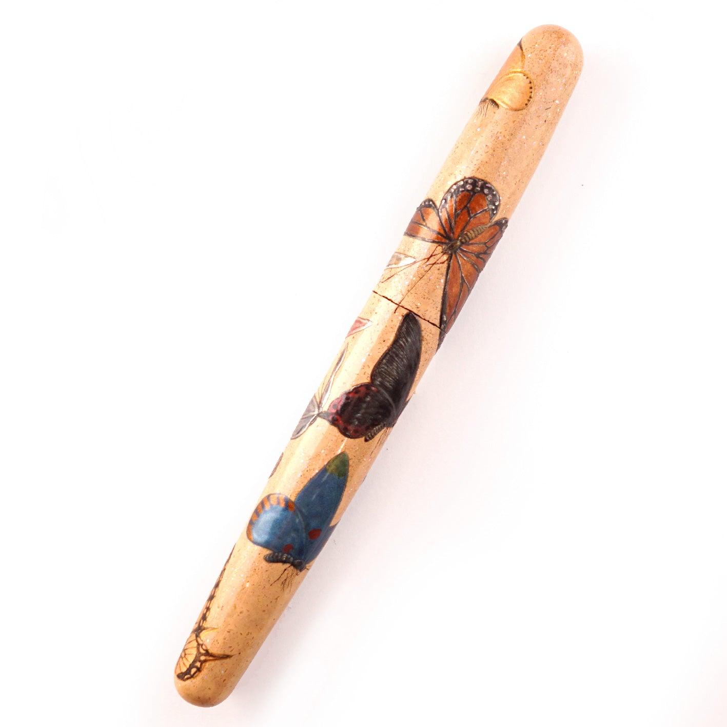 seY   蒔絵  makie fountain pen  /Butterfly Dance  万年筆　（M010）