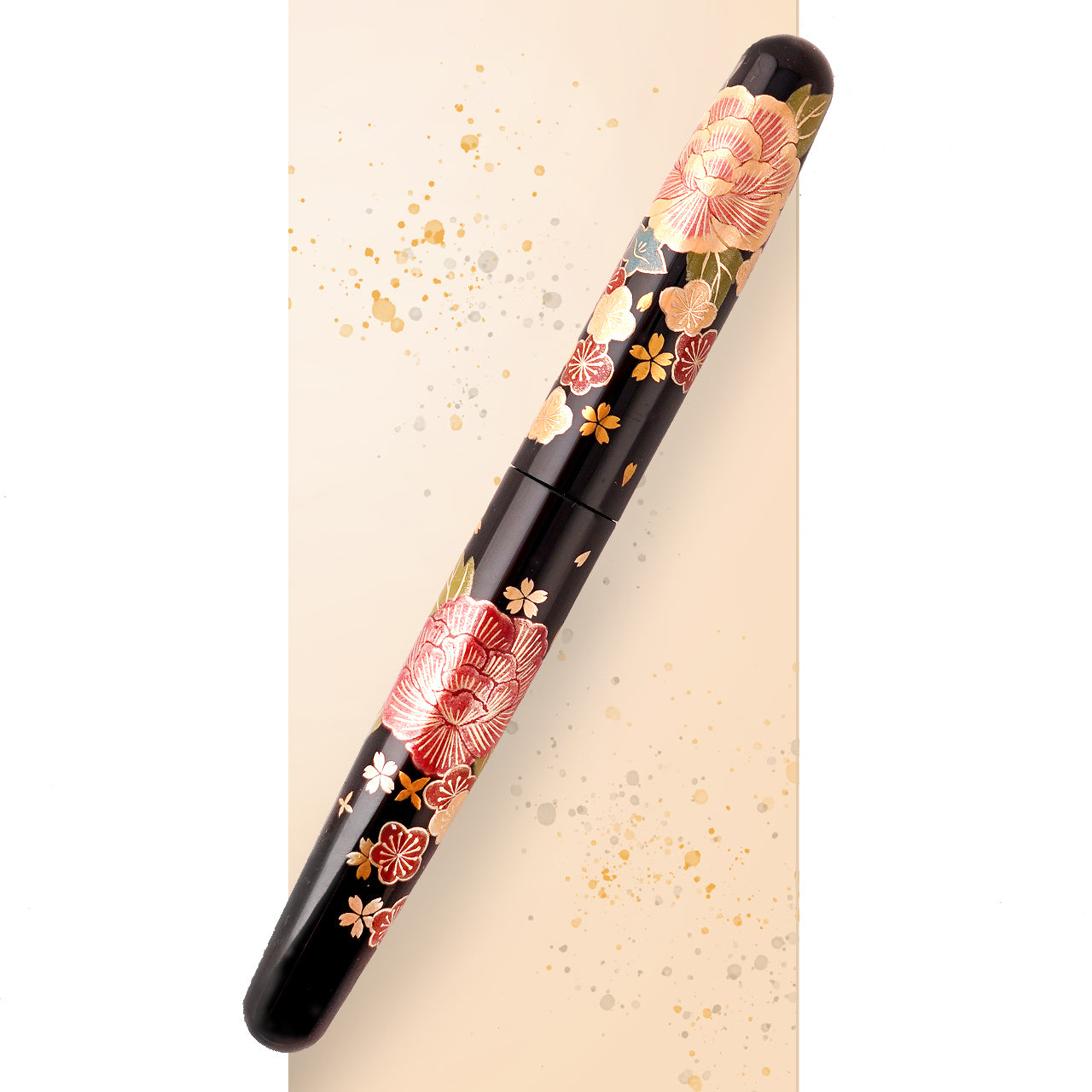 seY 蒔絵 Maki-e Fountain Pen / Hanachirashi (M29)