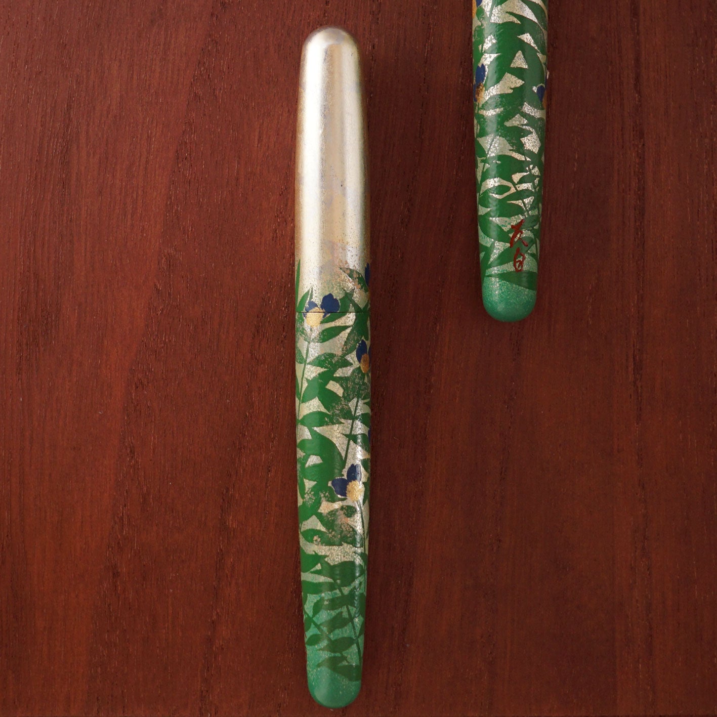 seY   蒔絵  makie  fountain pen  / Tsuyukusa (Asiatic herb)  /　（M012）